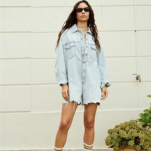 NWT ZARA TRF DENIM JUMPSUIT